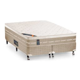 Cama Castor Queen Premium Tecnopedic 158x198x57 + Box Castor - 1
