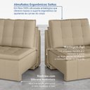 Ver mais imagens de Sofá Cama Palmeira 3 Lugares Retrátil Reclinável 2,00m Veludo com Molas CabeCasa MadeiraOriginals