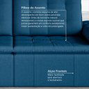 Ver imagem 7 de Sofá Cama Palmeira 3 Lugares Retrátil Reclinável 2,00m Veludo com Molas CabeCasa MadeiraOriginals