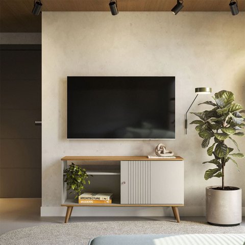 Rack para TV até 50 0,64 x 1,20 Safira Edecasamoveis