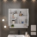 Ver imagem 5 de Conjunto Nicole 78 Cm com Lavatório e Espelheira - Fabribam