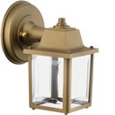 Ver imagem 1 de Arandela de Parede Quadrada Luminária Vintage Colonial Ouro Velho E27 Termoplástico Dital