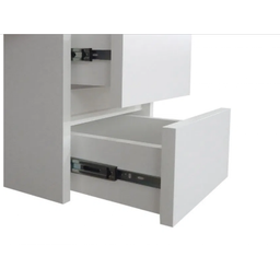 Escrivaninha Suspensa Mesa Para Notebook Branca Em Mdf - 2