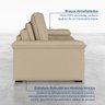 Sofá Cama Palmeira 3 Lugares Retrátil Reclinável 2,20m Veludo com Molas CabeCasa MadeiraOriginals - 9