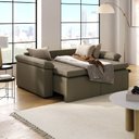 Ver imagem 3 de Sofá Cama Palmeira 3 Lugares Retrátil Reclinável 2,20m Veludo com Molas CabeCasa MadeiraOriginals Gr