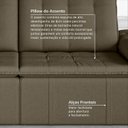 Ver imagem 7 de Sofá Cama Palmeira 3 Lugares Retrátil Reclinável 2,20m Veludo com Molas CabeCasa MadeiraOriginals Gr
