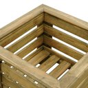 Ver imagem 5 de Cachepô Malta Madeira Maciça 35x35x25 Cm Natural-madeira