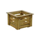 Ver imagem 1 de Cachepô Malta Madeira Maciça 35x35x25 Cm Natural-madeira