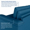 Ver imagem 6 de Sofá Cama Palmeira 3 Lugares Retrátil Reclinável 2,20m Veludo com Molas CabeCasa MadeiraOriginals