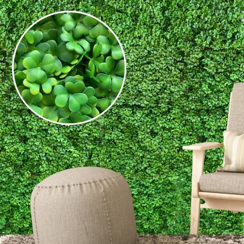 Kit 14 Placas Artificiais Premium para Jardim Vertical e Decoração de Ambiente Interno no Ambiente