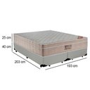 Ver imagem 6 de Cama Box King Bipartido Sintético + Colchão Ortobom Airtech Molas Ensacadas 65x193x203 Branco