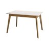 Mesa De Jantar 136cm Multimóveis Cr50052 Imbuia/off White Imbuia/off White - 1