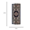 Ver imagem 2 de Passadeira Persa Bege com Detalhes Verde e Azul - 80x250cm Prime Home Decor