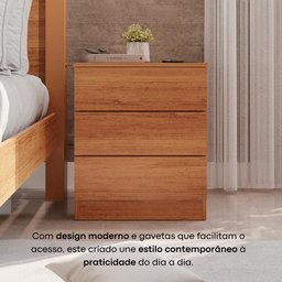 Mesa de Cabeceira Paris - Mais Móveis Cinamomo - 4