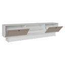 Ver mais imagens de Rack para Tv até 80 Polegadas 218 Cm 2 Portas Branco/crema Vik Madesa