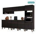 Ver imagem 3 de Armário de Cozinha Completa Atlanta Yard Carraro Preto Touch