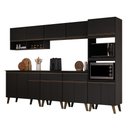 Ver imagem 1 de Armário de Cozinha Completa Atlanta Yard Carraro Preto Touch