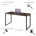 Ver imagem 5 de Conjunto com 10 Escrivaninhas Kuadra Estilo 135cm Industrial Nogal Marrom