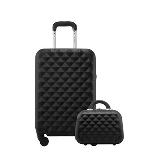Mala de Viagem Tamanho Média 23kg Rodas 360 - Gladiador Diamond com Frasqueira D1m Cor: Preto