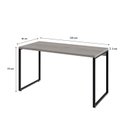 Ver imagem 6 de Conjunto com 10 Escrivaninhas Kuadra Estilo 135cm Industrial Snow Bege