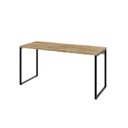 Ver imagem 4 de Conjunto com 10 Escrivaninhas Kuadra Estilo 150cm Industrial Carvalho Marrom