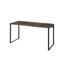 Ver imagem 4 de Conjunto com 10 Escrivaninhas Kuadra Estilo 150cm Industrial Carvalho Dark Marrom
