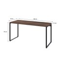 Ver imagem 6 de Conjunto com 10 Escrivaninhas Kuadra Estilo 150cm Industrial Nogal Marrom