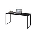 Ver imagem 1 de Conjunto com 10 Escrivaninhas Kuadra Estilo 150cm Industrial Preto Ônix