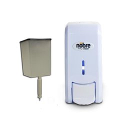 Dispenser para Sabonete e Álcool Gel Nobre 800ml - 1