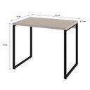 Ver imagem 6 de Conjunto com 10 Escrivaninhas Kuadra Estilo 90cm Industrial Branco Chess Marrom