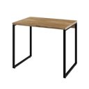 Ver imagem 4 de Conjunto com 10 Escrivaninhas Kuadra Estilo 90cm Industrial Carvalho Marrom