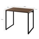 Ver imagem 6 de Conjunto com 10 Escrivaninhas Kuadra Estilo 90cm Industrial Nogal Marrom
