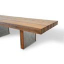 Ver imagem 4 de Mesa para Sala de Jantar 245x110cm Tampo Madeira Maciça Aviator 