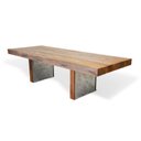 Ver imagem 2 de Mesa para Sala de Jantar 245x110cm Tampo Madeira Maciça Aviator 