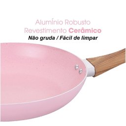 Jogo de Panelas Antiaderente Cerâmica Vanilla Sahara 8 Peças - 3
