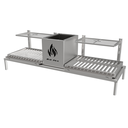 Ver imagem 1 de Churrasqueira Hotbox Parrilla para Alvenaria - 1 Firebox + 2 Grelhas Argentina