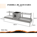 Ver imagem 2 de Churrasqueira Hotbox Parrilla para Alvenaria - 1 Firebox + 2 Grelhas Argentina
