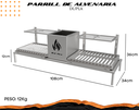 Ver imagem 2 de Churrasqueira Hotbox Parrilla para Alvenaria - 1 Firebox + 2 Grelhas Argentina