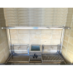 Churrasqueira Hotbox Parrilla Para Alvenaria - 1 Firebox + 2 Grelhas Argentina - 6