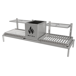 Churrasqueira Hotbox Parrilla Para Alvenaria - 1 Firebox + 2 Grelhas Argentina