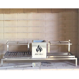 Churrasqueira Hotbox Parrilla Para Alvenaria - 1 Firebox + 2 Grelhas Argentina - 5