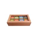 Ver imagem 4 de Caixa/estojo para 08 Cha Mogno Rustica