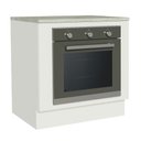Ver imagem 1 de Balcão para Forno de Embutir 80 x 60 cm com Tampo Branco Agata, Glamy, Stella Madesa