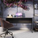 Ver imagem 5 de Mesa / Escrivaninha / Bancada / Aparador KA Estilo Bancada Sapatas Anti-umidade Cor Preto EJ