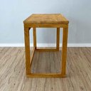 Ver imagem 3 de Mesa de Escritório Retangular Linea Nozes Madeira Pinus 96cm Nozes Artfactory Design