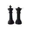 Estatuetas Rei e Rainha - Peças decorativas De Xadrez - Decoração - Toque 3D:Preto - 1