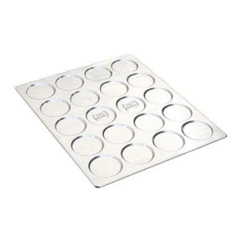 Assadeira para Pão de Hamburguer 20 Cavidades em Alumínio 58x70 Aph20 - Imeca