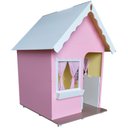 Ver imagem 2 de Casinha de Madeira Infantil Simples Rosa 1X1