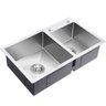 Cuba Cozinha Dupla Goumert Aço Inox Escorredor Luxo Lava Louça Alimentos Limpa Pia Balcao Bancada Ar - 5