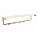 Ver imagem 2 de Prateleira Quarto Solteiro Decorativa LI042 Cabideiro 69cm Offwh Kappesberg